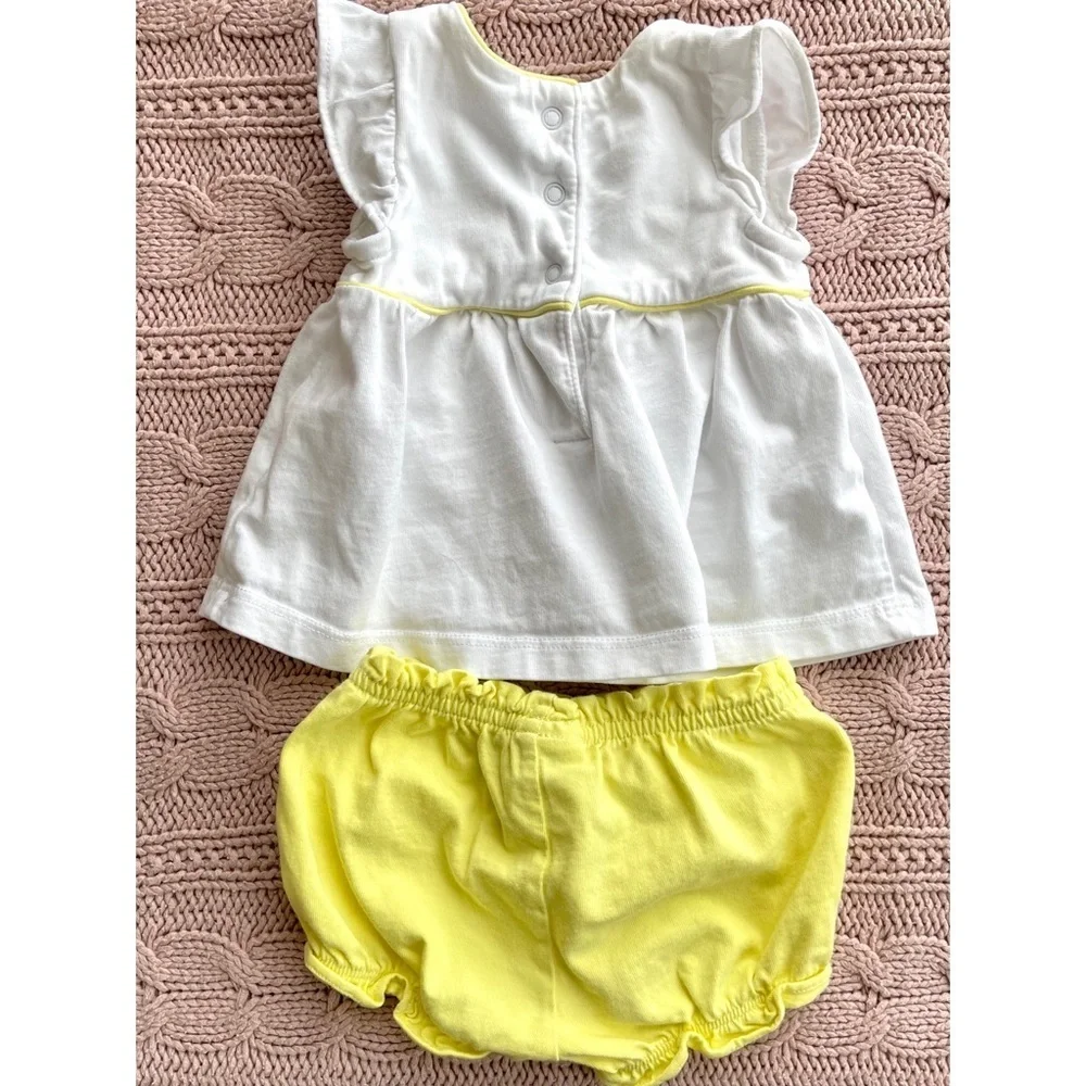 Gymboree Baby kitten pocket top with bloomers